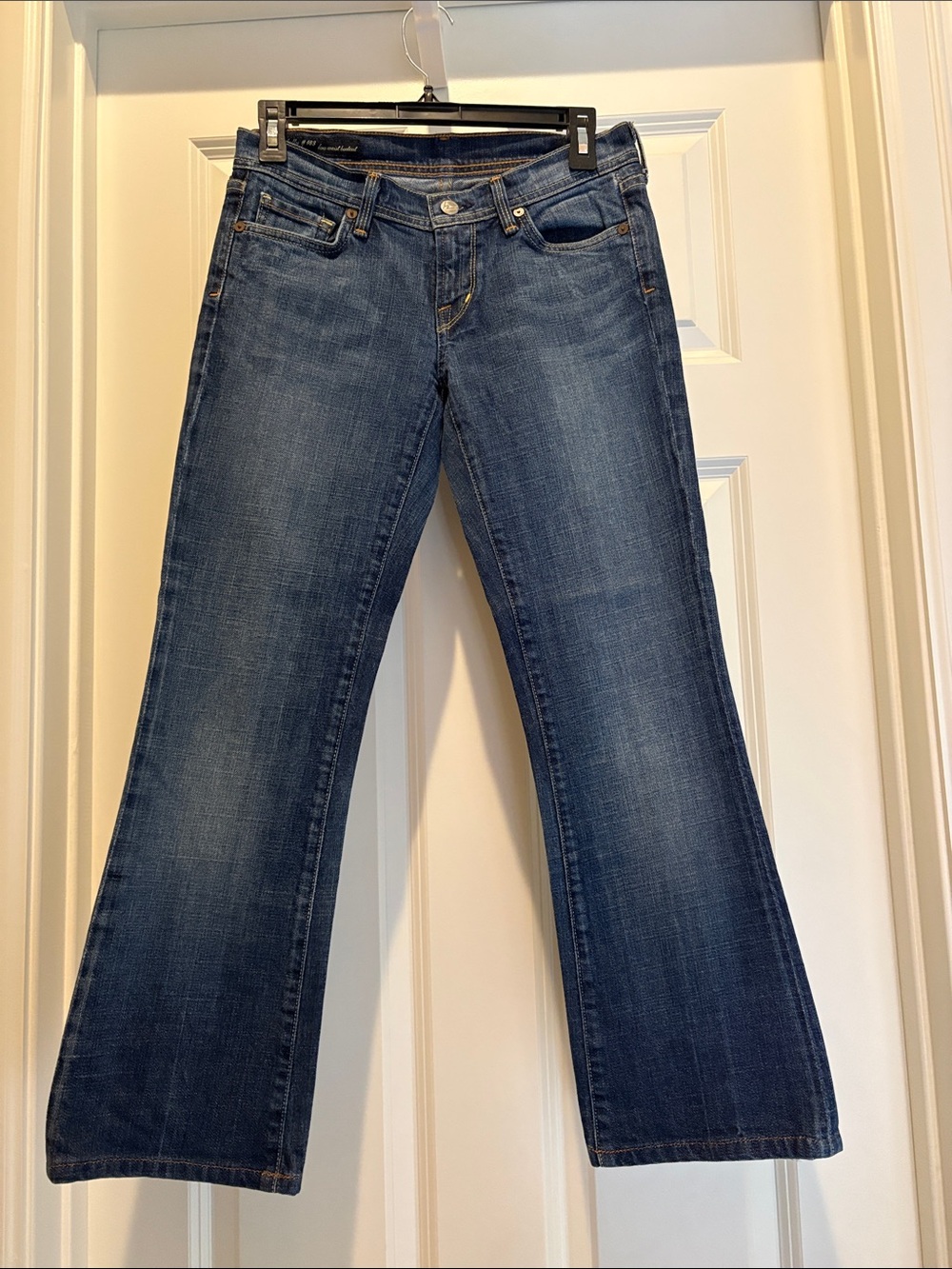 Citizens Of Humanity Mid-Blue Bootcut Jeans- 98% cotton, 2% polyester